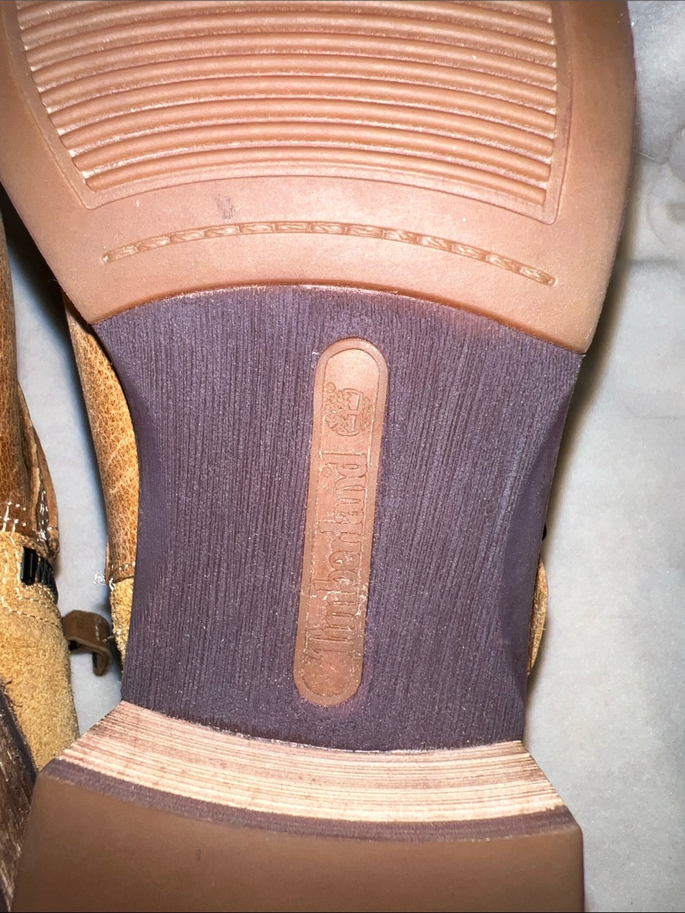 Timberland Chestnut Brown Leather Ankle Booties with Side Buckle - Picture 9 of 11